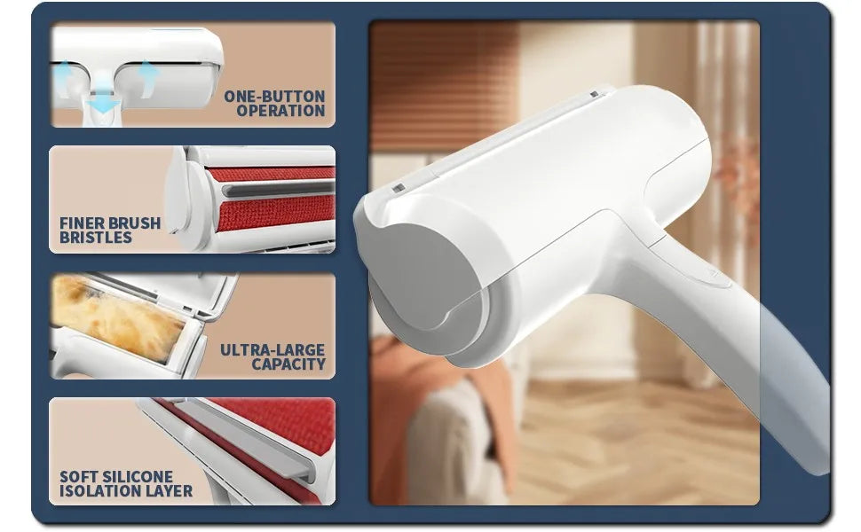 Self-Cleaning Dog & Cat Hair Remover