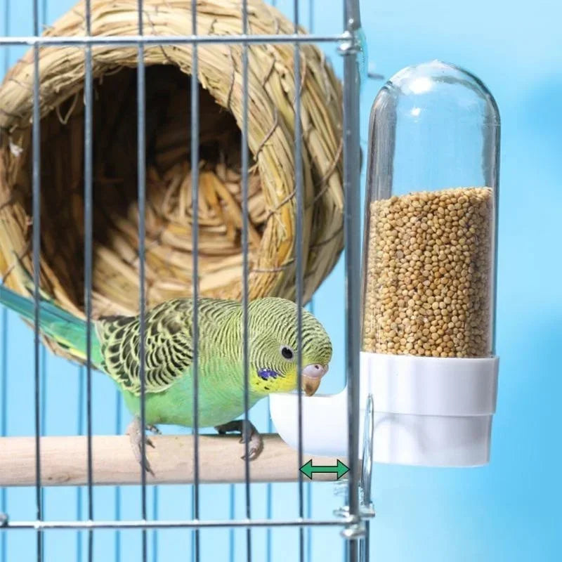 Hanging Pet Feeder Water Dispenser Pet Bird Food Box Squirrel