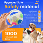 New Football Tennis Ball Shaped Pet Dog Toys, Durable Teething