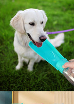 Portable Dog Water Bottle Dispenser For Small Large Dogs Foldable