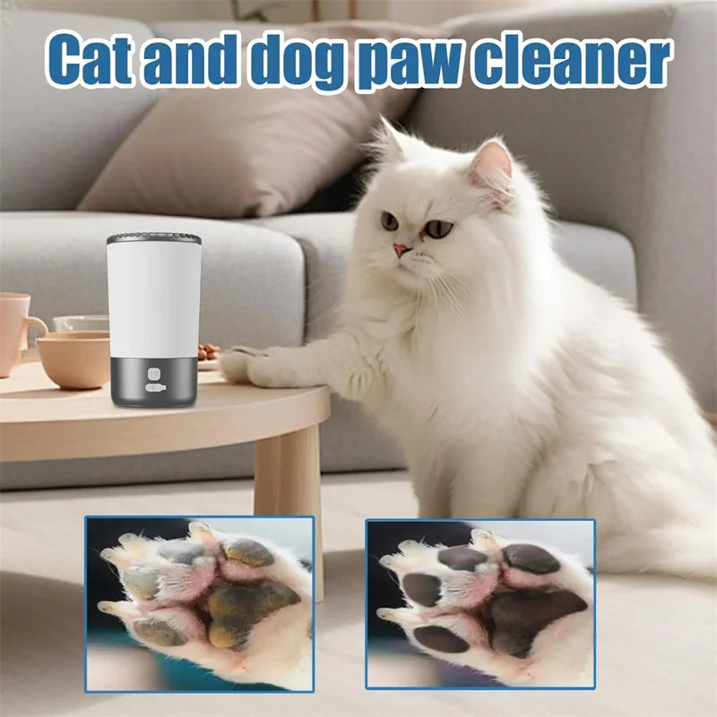 Pet Paw Cleaner Machine Automatic, Portable Dog Cat Washer Cup