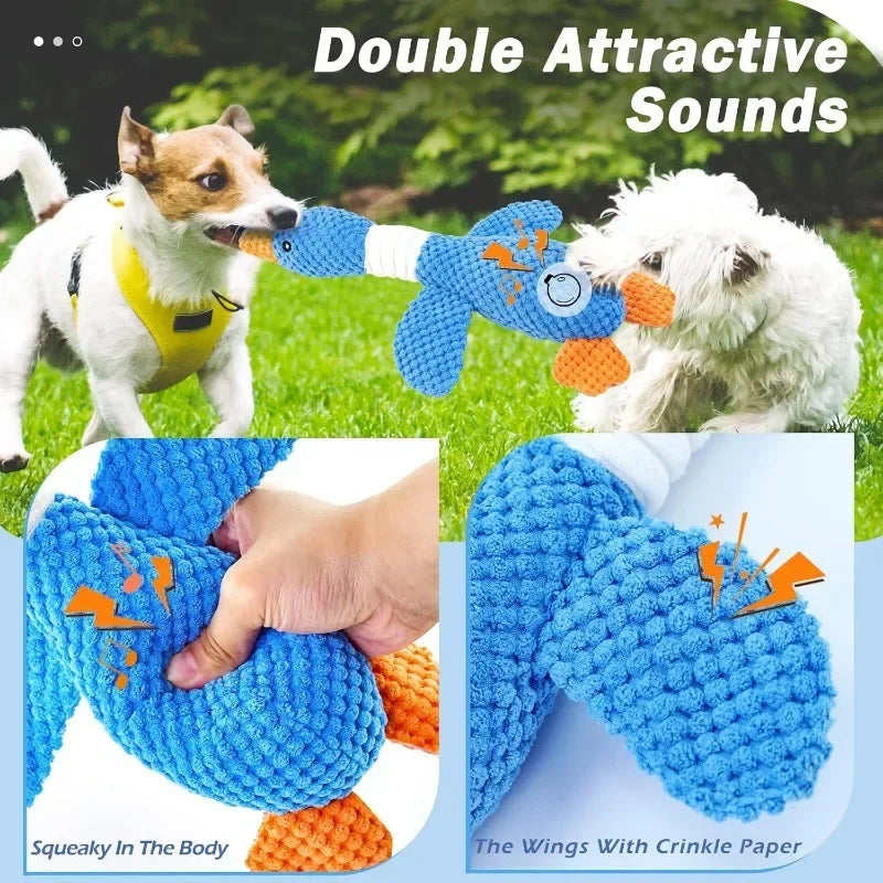 Cloud Goose Plush Dog Toy