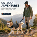 Dog Anxiety Vest Calming Wrap Adjustable Hook And Loop Soft Cotton