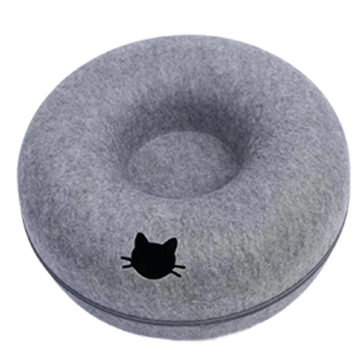 B-Tunnel Donut Cat Bed Interactive Tunnel Pet Felt Indoor Toys