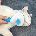 Cat & Dog Dehairing Brush with One-Touch Mechanism - Heavy-Duty