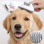 Self-Cleaning Pet Slicker Brush One-Click Cat Dog Hair Remover