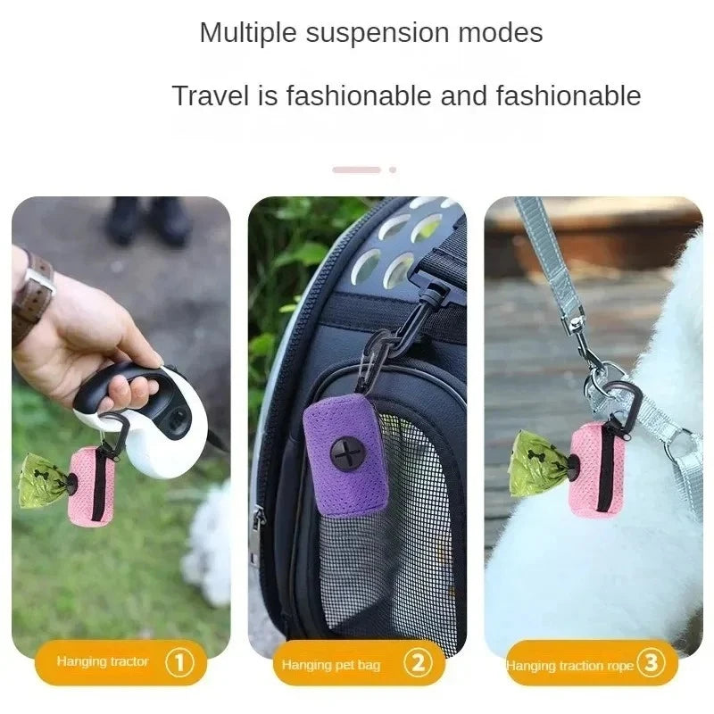 Portable Dog Waste Bag Dispenser & Holder