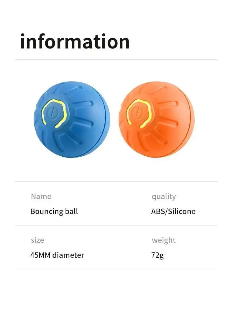 Smart Dog Toy Ball Electronic Interactive Pet Toy Moving Ball USB