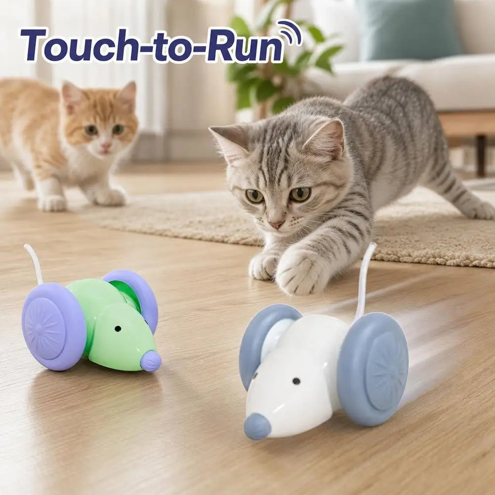 Smart Mouse Pet Cat Toy Interactive Toy Usb Rechargeable Automatic