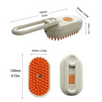 3-in-1 Dog and Cat Electric Brush Cleaning Steam Brush Spray