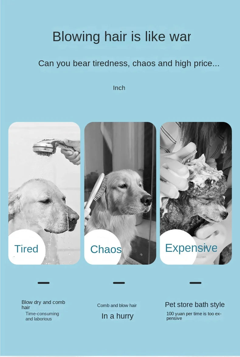 Pet Hair Dryer Dog Grooming Golden Retriever Hairdressing Dog