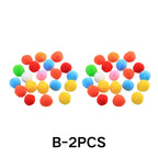 Cat Plush Ball Shooting Mini Pompoms Launcher Games
