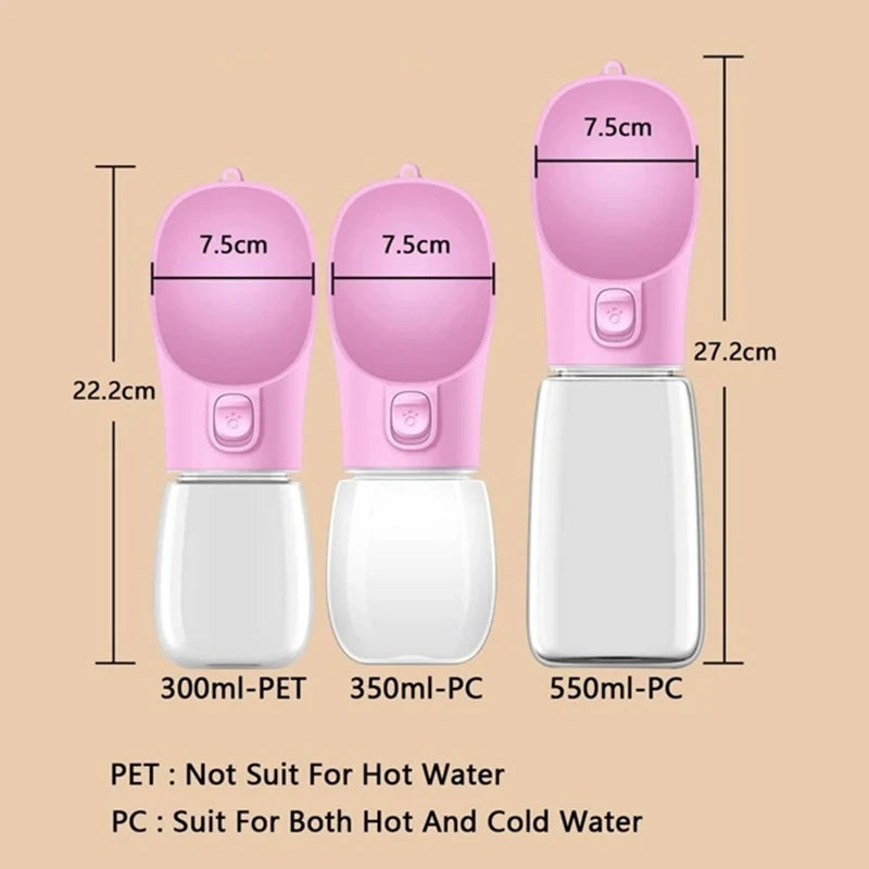 Leakproof Dog Water Bottle for Small & Large Breeds