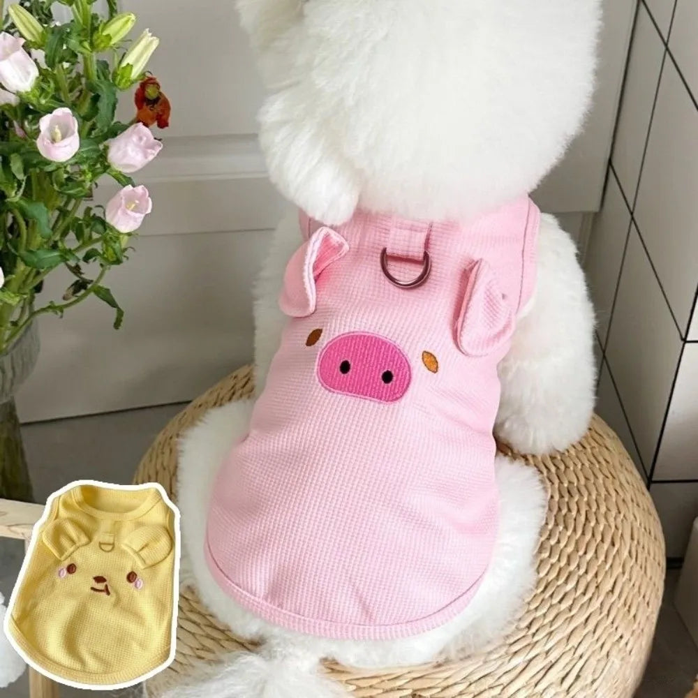 New Soft Cat Vest Cotton Elastic Dog Outfits Breathable Pet Cloths