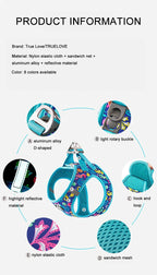 Truelove Pet Harness Soft Air Mesh Adjustable Reflective Pet Vest