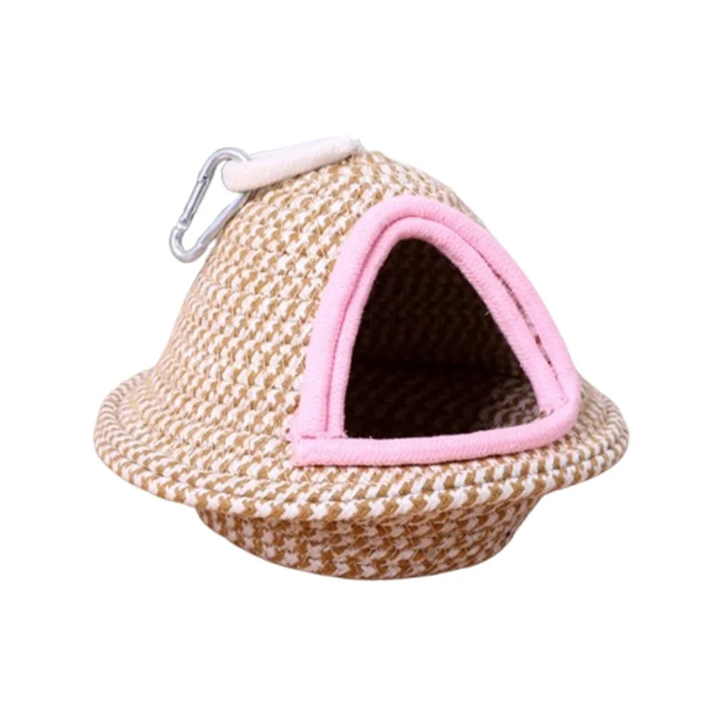 Warm Sleep Bird Cage Nest Handmade Weave Windproof Bird Hanging