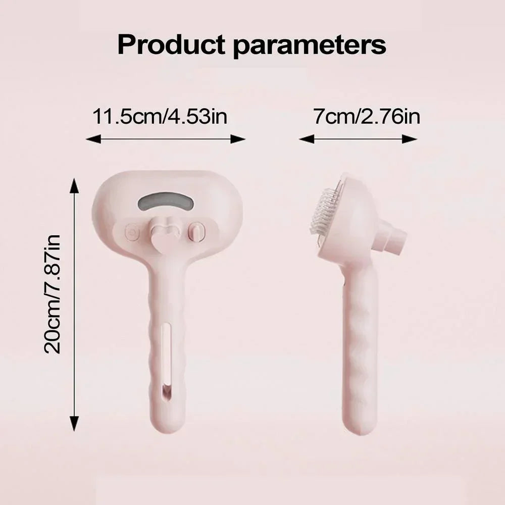 Pet Spray Hair Comb Professional Electric Hair Straightener Comb