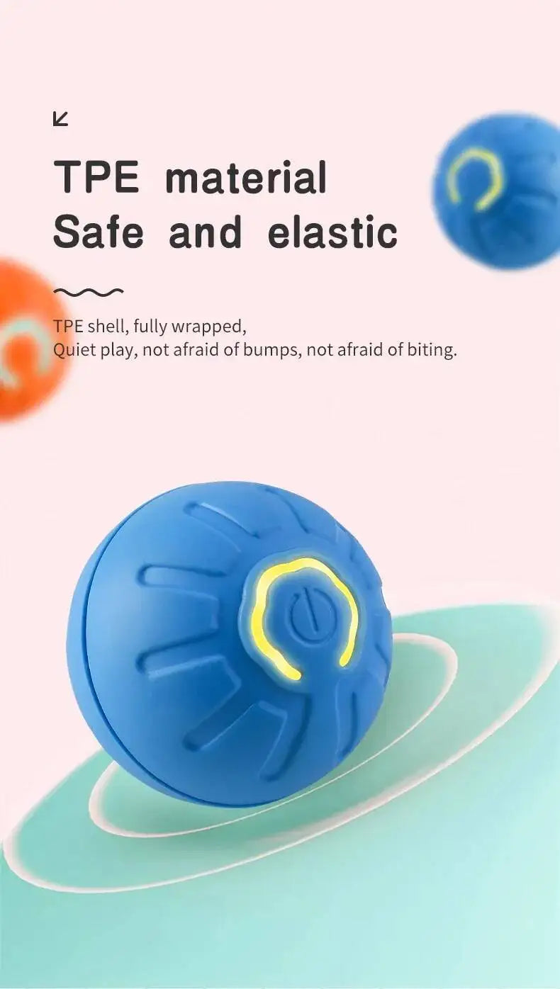 Smart Dog Toy Ball Electronic Interactive Pet Toy Moving Ball Usb