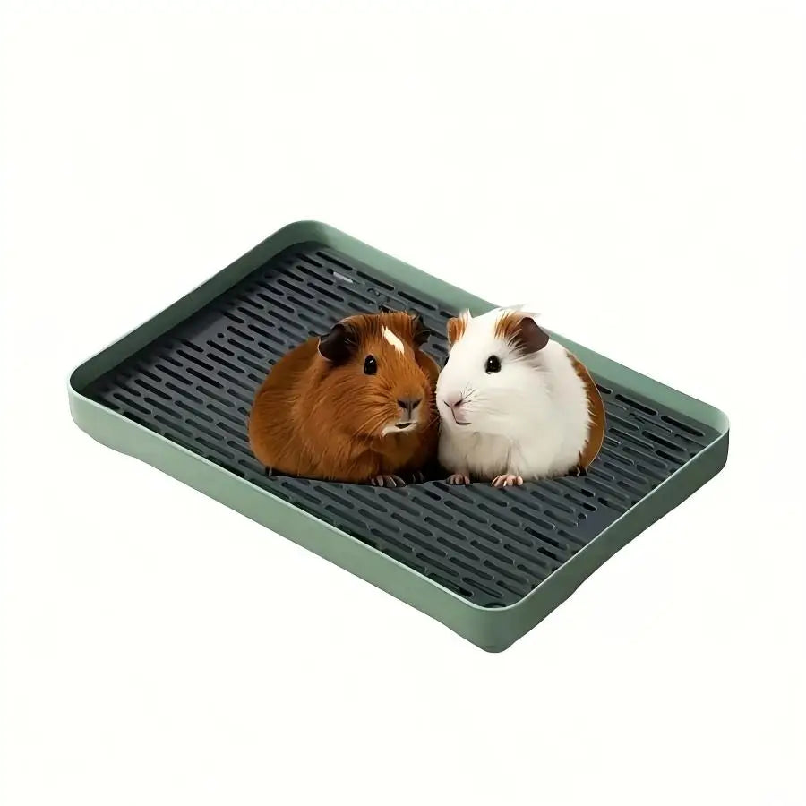 Rabbit Litter Box Small Pet Toilet Tray Bunnie Corner Toilet Box