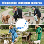 Pooper Scooper Extendable Handle Bend-Free Pet Waste Collector Dog
