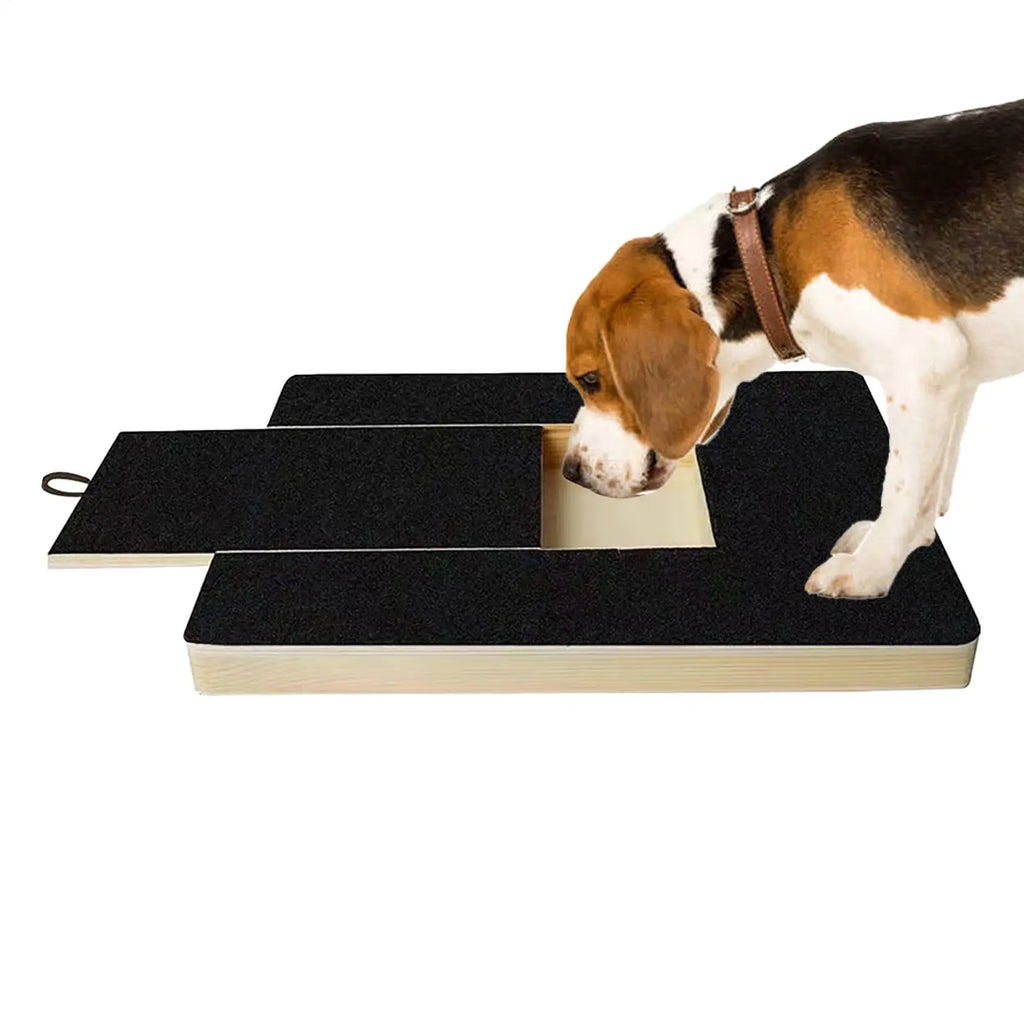 Dog Nail Scratch Board Nail Trim Pad PUll-Out Wooden Pet
