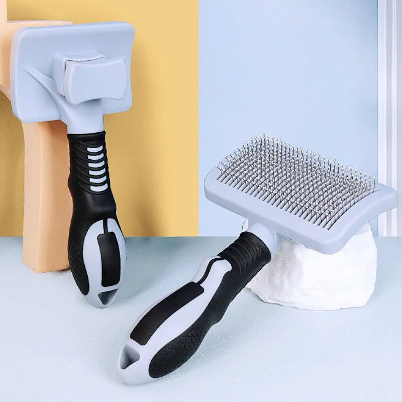 Dog Brush Massage Dogs Comb Automatic Pet Hair Remover Self