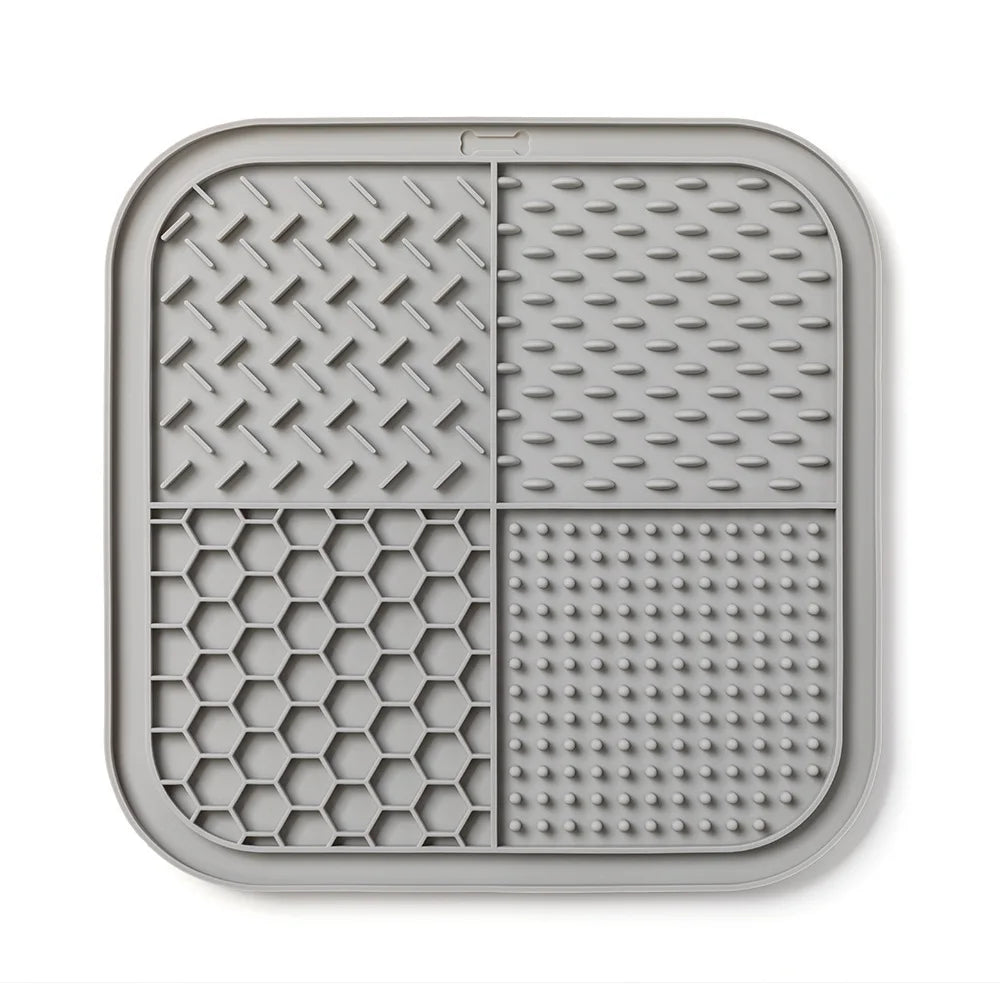 Pets Silicone Lick Mat for Dogs Cats Slow Food Plate Suction Cups