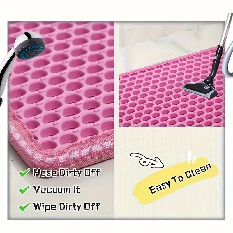 Large Size Cat Litter Mat-Advanced Honeycomb Double Layer