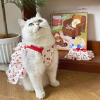 Pet Dress for Dogs & Cats - Layered Cake Style Printed Clothes