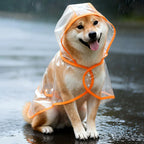 S/Xl Pet Raincoat Transparent Dog Raincoat Waterproof and