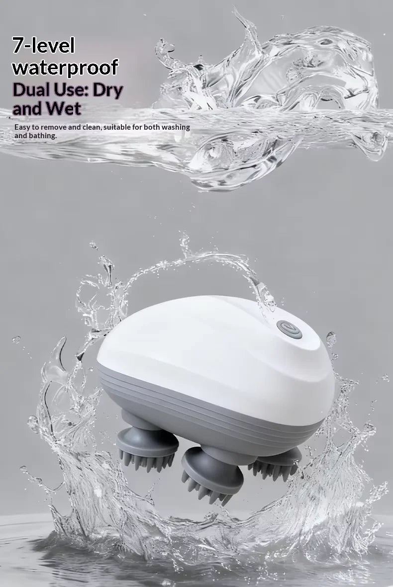 Electric Cat Head Massager Smart Pet Massager Waterproof