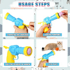 Creative Mini Shooting Gun Cat Toy Interactive Launch Training