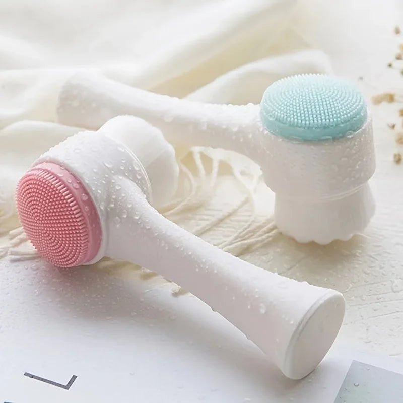 Pet Paw Cleaning Brush, Dog Foot Washer Silicone Double-Sided