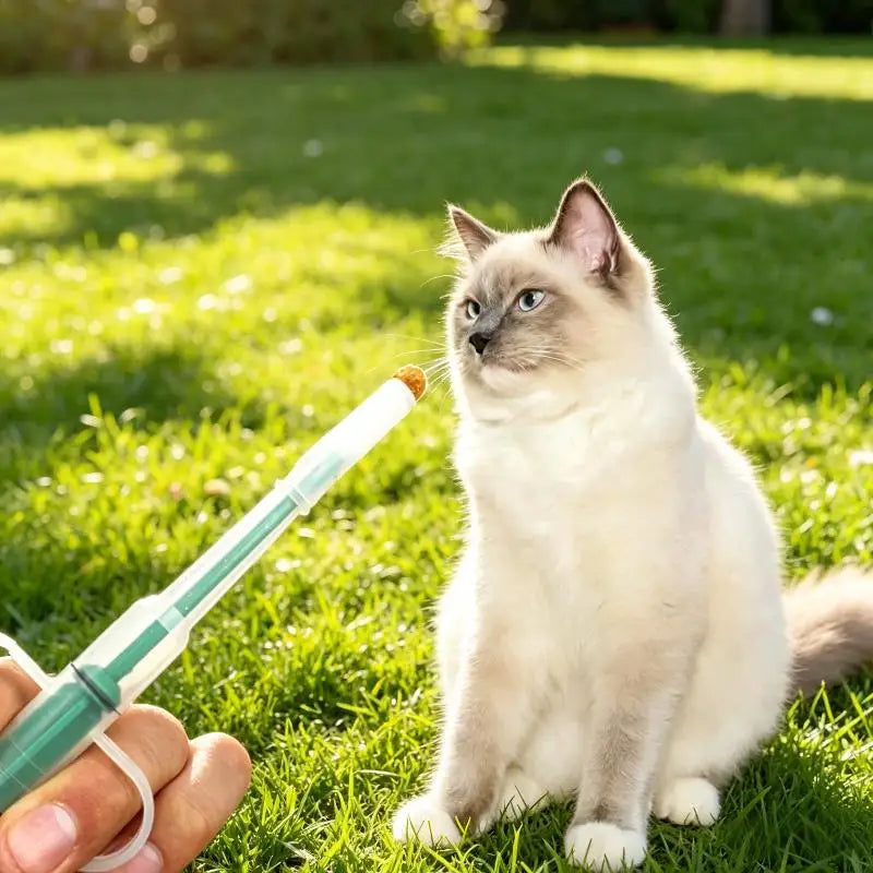 Pet Pill Dispenser  With Soft Tip, Cat Dog Medicine Dispenser Shooter With Ergonomic Plunger, Small Animal Feeding Tool