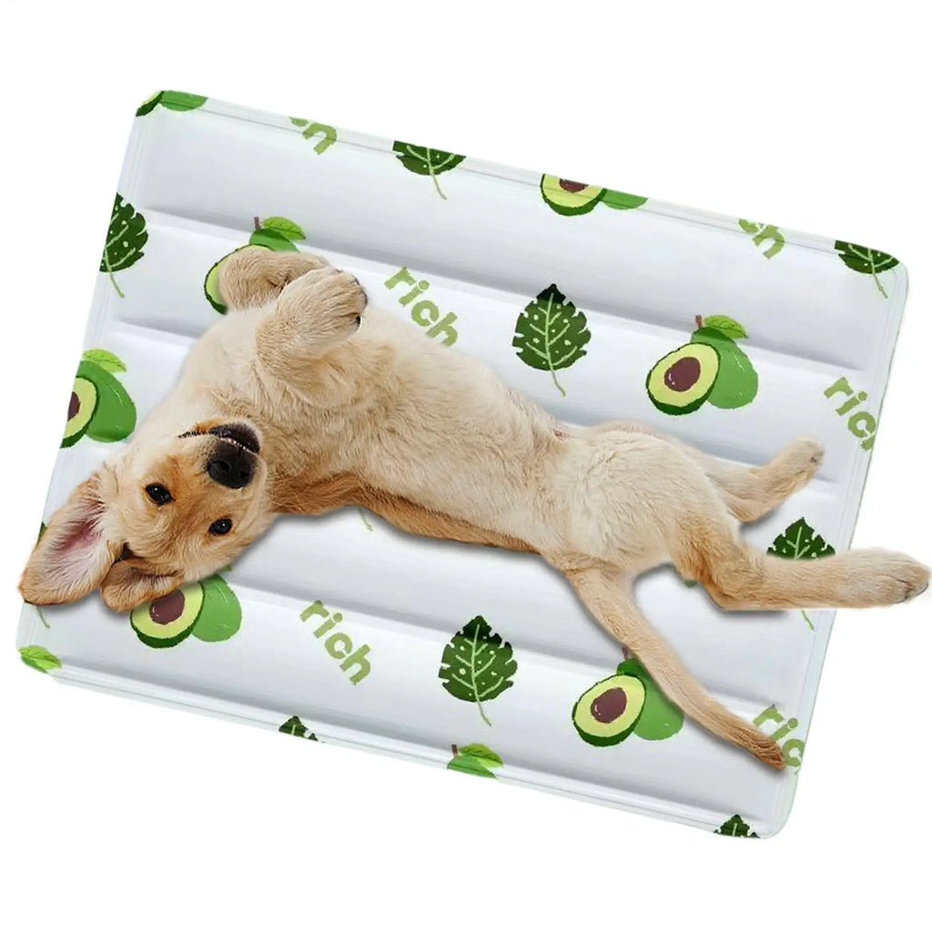 Dog Cooling Mat 30X40Cm Ice Bed Soft Reusable Floor Cushion Summer