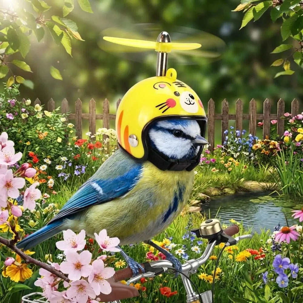 Sun Protection Pet Parrot Safety Helmet Waterproof Motorcycle