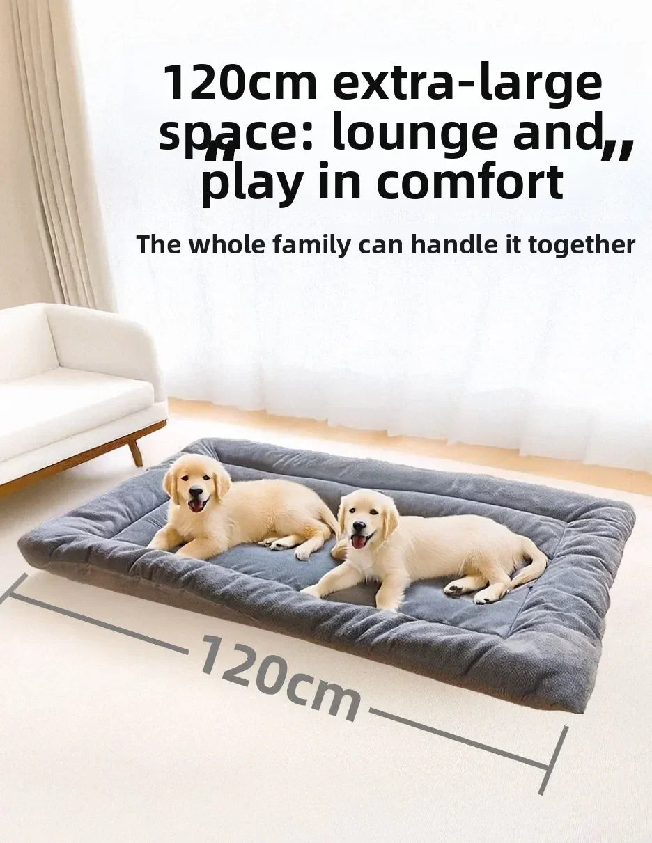 Large Size Dog Bed Mat Sleeping Pad For Winter Use Keep Warm