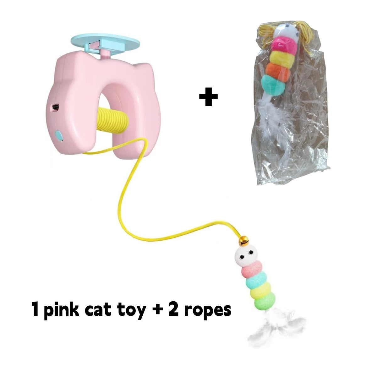 New Type of Electric Cat Toy with 2 Ropes Smart Hanging Door Auto
