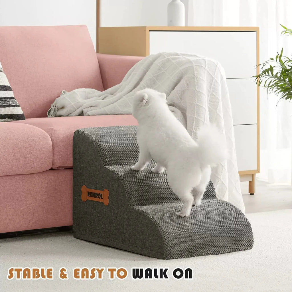 Ladder Dogs Pets Bone Handle Puppys Stairs Beside Sofa Bed Ramp