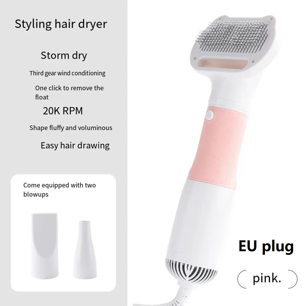 3In1 Pet Dog Dryer Quiet Dog Hair Dryers and Comb Brush Grooming