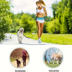 Reflective Hands-Free Running Dog Leash