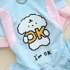 Pet Cool Breathable Cool Clothes Cat and Dog Ice Silk Cooling Four