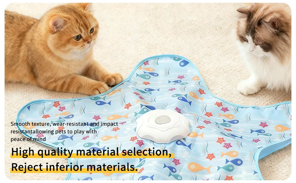 Cat Hunting Hood Toy Automatic Turntable Cat Teasing Stick Pet