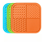 Pets Silicone Lick Mat for Dogs Cats Slow Food Plate Suction Cups