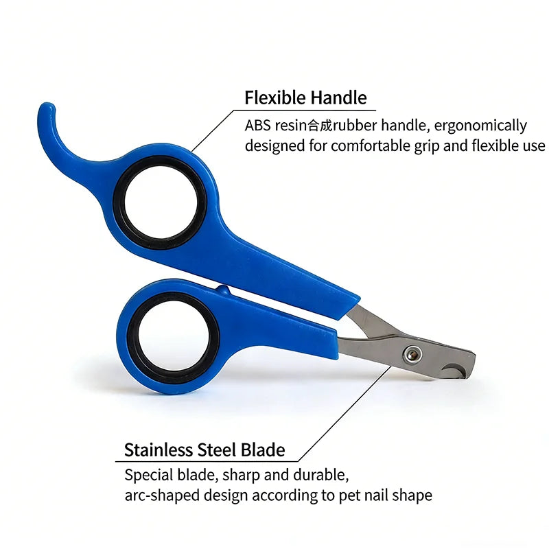 Professional Pet Nail Clipper Dog Cat Stainless Steel Sharp