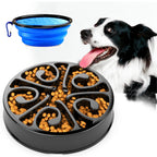 Pet Dog Slow Feeder Bowl Fun Non Slip Anti-Gulping Slower Food