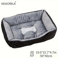 Orthopedic Plush Dog Bed High Rebound Comfortable Support White Pp