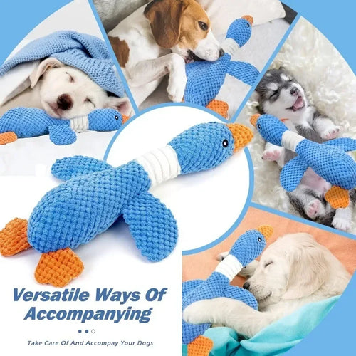 Cloud Goose Plush Dog Toy