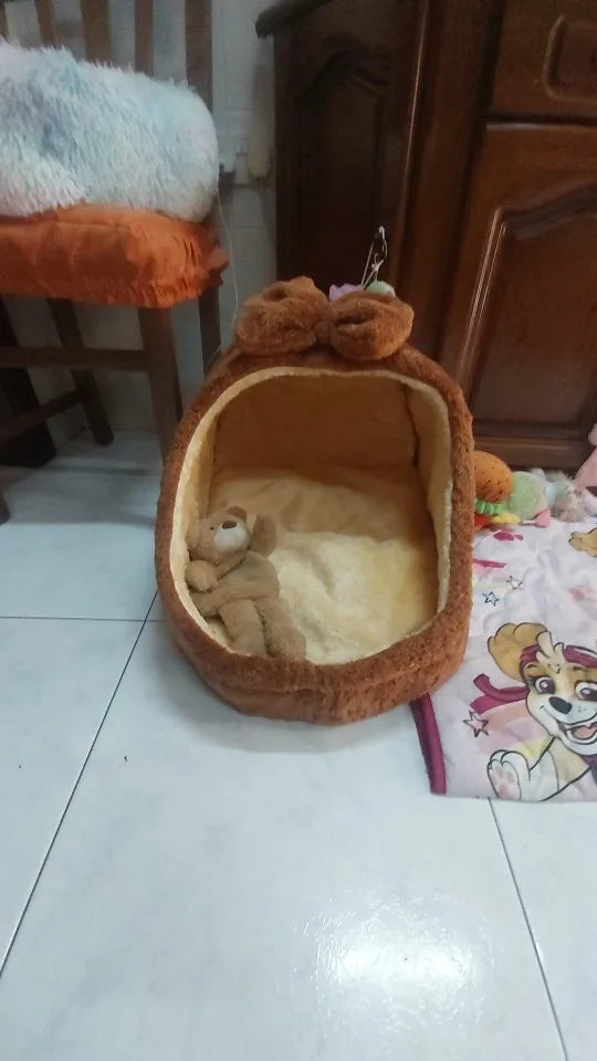 Pet Dog House Warm Dog Bed Kennel Soft Puppy Cushion Cat Nest Dogs