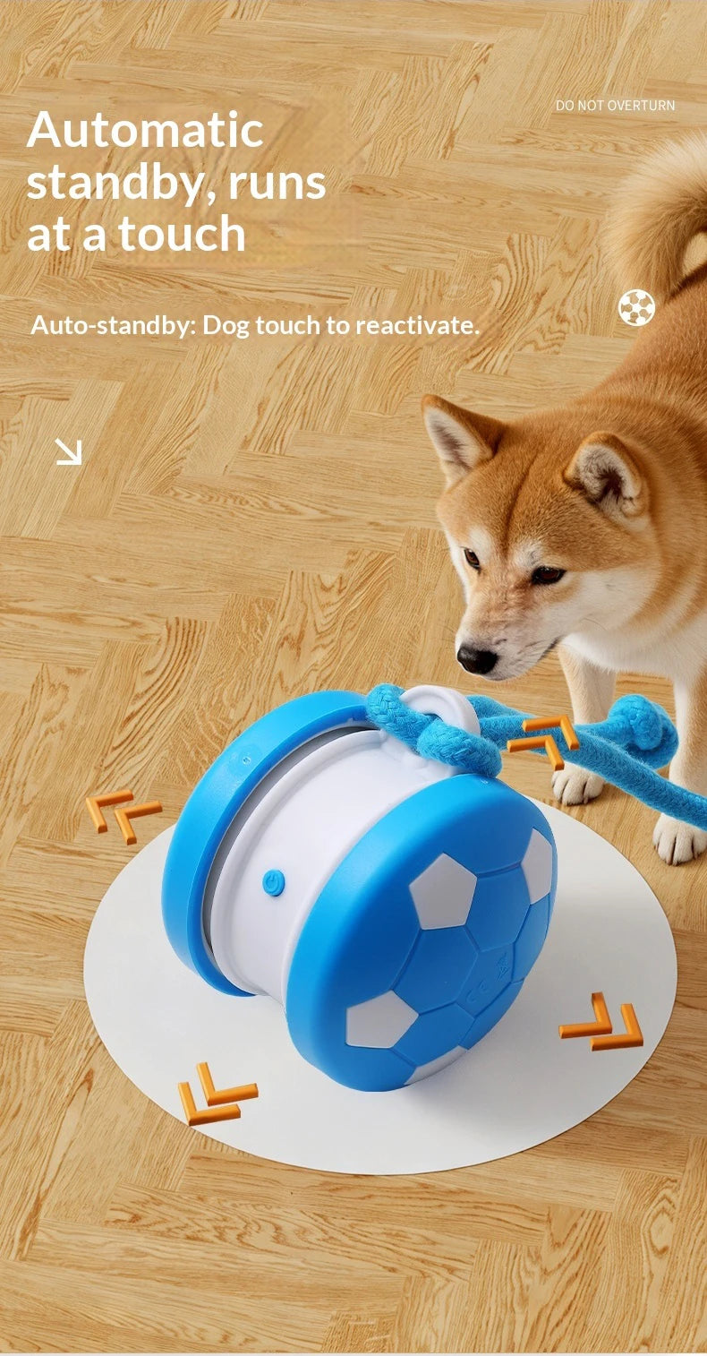 Smart Interactive Dogs Toy Balls Pets Dual-Wheel Spinning Electric